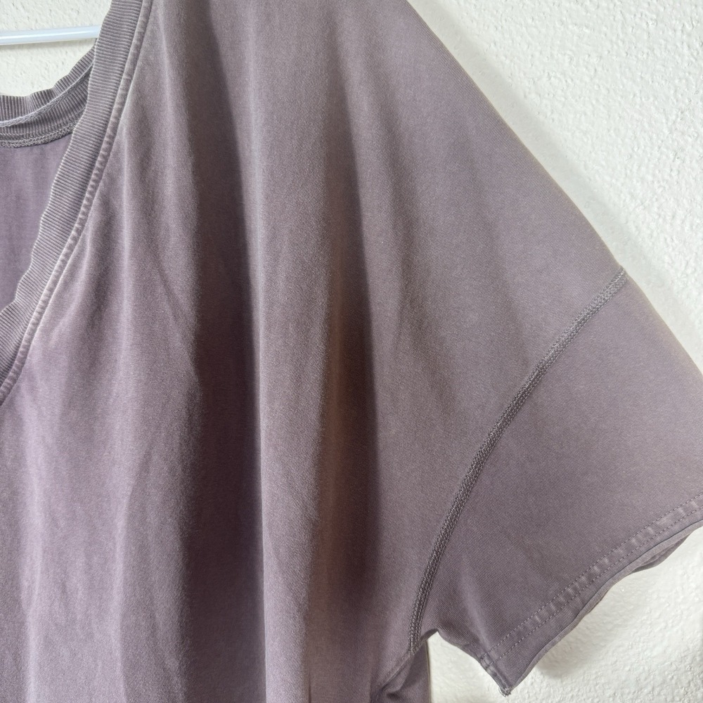 Free People Movement Women's Oversized Charcoal Brown Size Small Top - Picture 4 of 11
